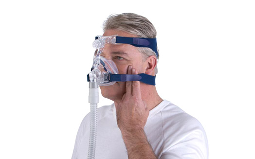 Máscara Mirage Activa LT para CPAP de Resmed en persona